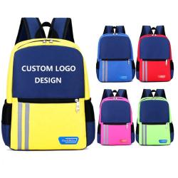 Gelory Kindergarten Kids School Bag Custom Logo Printing Primary School Students Breathable Backpack Bag for boys girls