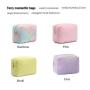 Keymay Personalized Bag Tie Dye Spring Break Pouch Bridesmaid Gift Small Velvet Pouch Luxury Cosmetic Bag Terry Cloth Makeup Bag