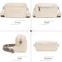Newest Fashion Cute Pu Leather Travel Crossbody Zipper Pouch Mini Hand Bag With Shoulder Strap