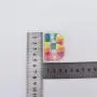 Keymay RTS DIY Personalized A-Z 26 Rainbow Letters Self-Adhesive Alphabet Stickers Letters Embroidered Patches Patch Letters