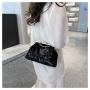 HR564 Women New Designed Sequins Shine Brightly Dinner Clutch Handbag Fashion Shell Shaped Crossbody Bag Ladies Luxury Party Bag