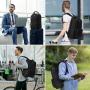 LOVEVOOK Waterproof Business Back pack with USB Port TSA Friendly Travel School Bookbag 15.6 In Laptop Backpack for Men Women