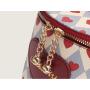 designer handbags Summer Women's Bag 2024 New love pattern chain bucket bag stylish simple one shoulder crossbody bag