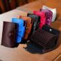 CNL002 Customized Fashion Card Holder for Men and Women Multicolor Credit Card Holder Genuine Leather Wallet