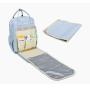 HR772 Portable Waterproof Mummy Back Pack Diaper Bag Large Home Storage With Changing Station Travel Bassinets for Babies
