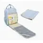 HR772 Portable Waterproof Mummy Back Pack Diaper Bag Large Home Storage With Changing Station Travel Bassinets for Babies