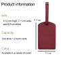 Custom Personalized Name Tags Strap Pu Leather Luggage Tag Printed Wedding Favor Logo Travel Tag luggage identifiers suitcases