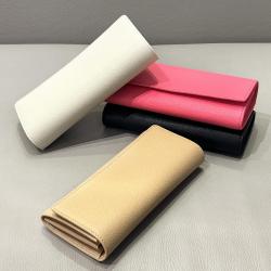 Handmade Genuine Leather Women Wallet Zippered Phone Compartment Phone  Long Card Holder for iPhone Wallet