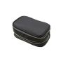 Custom double layer cosmetic bag dopp kit brushes wash bag eco saffiano PU leather make up bags