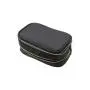 Custom double layer cosmetic bag dopp kit brushes wash bag eco saffiano PU leather make up bags