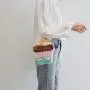 Summer Candy Cartoon Girls Small Chain Purse Handbags Ice Cream PU Leather Ladies Crossbody Bag