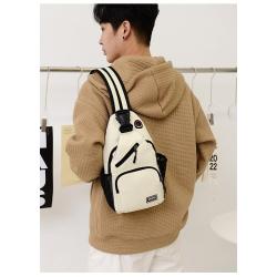 ZR533 New Fashion Unisex Chest Bag Wholesale Single Shoulder Unisex Bag Oxford Cloth Earphone Hole Portable Side Bag Waterproof