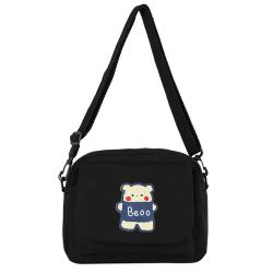 Cute Girl Canvas Bag Female Student Korean Style Diagonal All-match Shoulder Bag