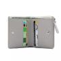 Fashion ladies beautiful wallets short zipper wallet black clutch rfid women wallet