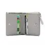 Fashion ladies beautiful wallets short zipper wallet black clutch rfid women wallet