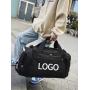 Customized Young Men Weekender Sneaker Gym Bag Wet Pocket Travel Sports Duffle Bag with Shoes Compartment