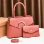 OEM883 New Fashion Bolsos Mujer 2 pcs in Sets Women Handbag Leather Shoulder Bag Female Brand Design Handbag Sets for Women