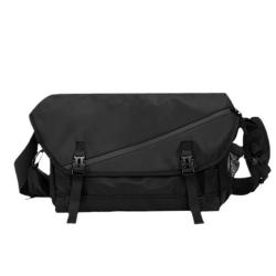 ZF035 Fashion Leisure Travel Simple Crossbody Bag Male Teenager Nylon Satchel Waterproof Wearable Shoulder Work Bag