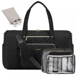 LOVEVOOK 4pcs/set OEM ODM Large Waterproof Sports Travel Duffel Bag Weekender Overnight Bag With Shoes Compartment & Wet pocket