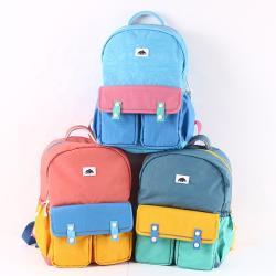 CHANGRONG Custom high quality multifunctional casual color block children school backpack Bag