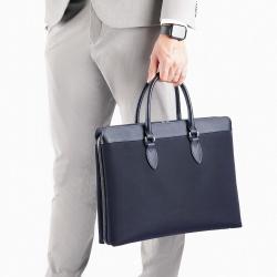New Arrival Portable Vegan Mens Briefcase Business Computer Bags Fully Custom Logo Functional Office Laptop Bags For Men