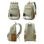ZR845 Schoolbag New Backpack Fashion High Capacity Unisex Computer Laptop Bag Nylon High School Students Letter Backpack Sport