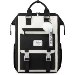 LOVEVOOK Lightweight Fashion Style Cute Bag Waterproof Casual Daypack College School Backpack Travel Work Laptop Backpack Women
