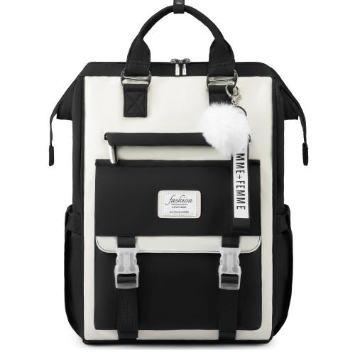 LOVEVOOK Lightweight Fashion Style Cute Bag Waterproof Casual Daypack College School Backpack Travel Work Laptop Backpack Women
