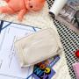 Gelory Simple Fasion Girls Large Capacity Stationery Organizer Cosmetic Bag Soft Mesh Makeup Bag
