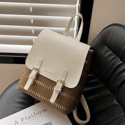 Fancy Wholesale Women Handbags Contrasting Colors Bag Ladies Women Fashion Handbags Knit Designer Shoulder Bags