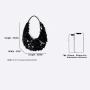 Luxury Silver Glitter Handbag PVC Sequins Decoration Shoulder Bag Two Colors Cheap Tote Bag Women's
