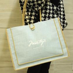2023 Hot Sell Durable Large Hessian Tote Handle Bags For Gifts Packaging Custom Logo Burlap Travel Gift Jute Shopping Bag