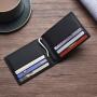 Slim Wallet with Money Clip RFID Blocking Mini Bifold Men ID Credit Card Genuine Leather Money Wallet Clip