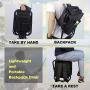 Multi-Function Folding Camping Chair Fishing Chair Cooler  Backpack with Cooler Insulated Picnic Bag
