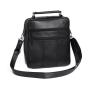 Factory Custom Genuine leather men's bag wholesale single sling bag multi functional Waterproof business cowhide side bag 2024