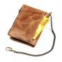 Men's wallet Multi-position wallet Business short check horizontal zipper wallet bag
