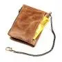 Men's wallet Multi-position wallet Business short check horizontal zipper wallet bag