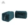 Toweling Travel Case Cosmetic Makeup Portable Pouch Carry Bag Toweling Soft Fabric Lady Toiletry Pouches Cosmetic Bags