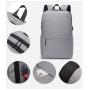 Gelory Customized Logo College School Bags Backpacks Outdoor Man Travel Business Laptop Backpack With USB Charger Port