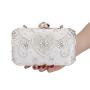 2022 Ladies Designer Bags High Quality Dazzling Shiny Pearl Diamond Clasp Women Crystal Purse Evening Handbags Wedding Clutch