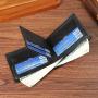 Men's Short-Style Multi-Card Zipper Wallet Fashionable Waterproof Coin Purse for New Foreign Trade Business