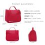 Customized Logo Toiletries Beauty Bag Wash Pouch Waterproof Makeup Organizer Storage Bag Travel Cosmetic Bags with Hook