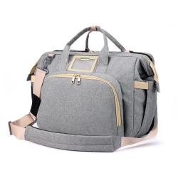 Big capacity diaper bags mummy baby bag tote travel 3 in 1 diaper bag backpack with bassinet