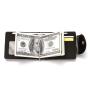 ZF217 PU Leather Men Mini Wallets Slim Metal Money Clip For Men New Fashion Hasp Purse Business ID & Credit Card Holders