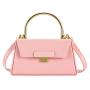 ZR766 Women's Bags Fashion Girl PU Leather Solid Color New Small Square Bag Simple Zipper Shoulder Crossbody Bag Female Party