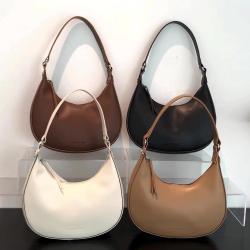Minimalist fashionable crescent shaped dumpling bag for women 2024 new fashion versatile single shoulder underarm bag for women