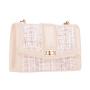 2022 OEM Custom Logo Pink Tweed Ladies Shoulder Bags Classic Women Chain Crossbody bags For Women