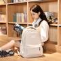 Comfortable Lightweight Polyester School Backpack Large Capacity Computer Bag Simple Sturdy Durable All-match Travel Backpack