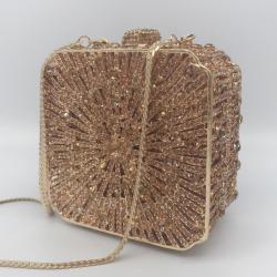2024 Customized Crystal Clutch Party Bag For Wedding Women Evening Diamond Bags
