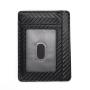 ZHF036 Spring 2023 New RFID Carbon Fiber Wallet Card Sleeve Vertical Finger Card Slot Neutral Mini Wallet